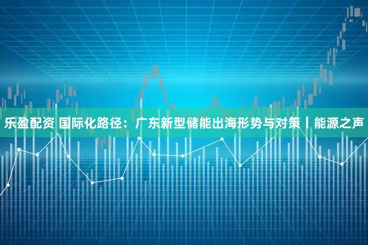乐盈配资 国际化路径：广东新型储能出海形势与对策丨能源之声